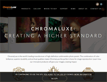 Tablet Screenshot of chromaluxe.com